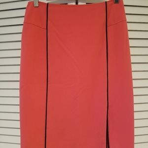 NY&Co Peach Skirt with side slit